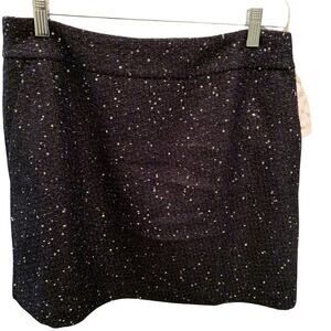 Loft sparkly blue mini skirt. Size 8p